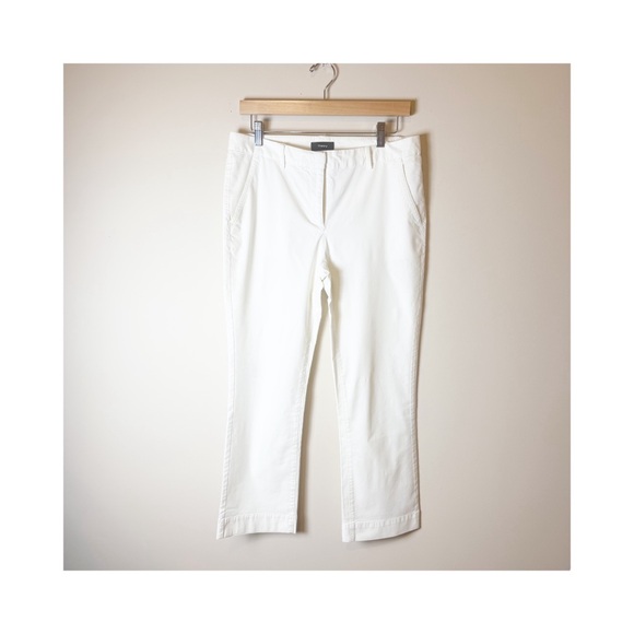 Theory Cotton white pants size 6 - Picture 1 of 5